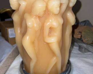Female Nude Figurines Candle