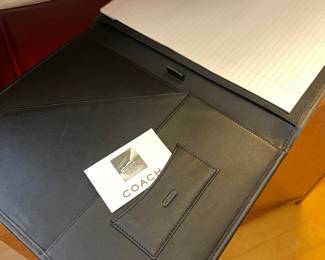 Coach Leather Folder