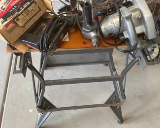 Craftsman Power Tools And BlackDecker Deluxe Workmate