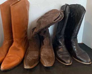 Three Shades of Brown Boots