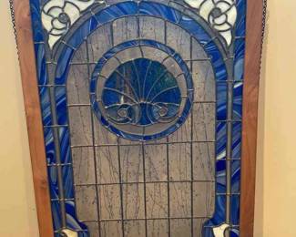 Beautiful Blue Stained Glass 
