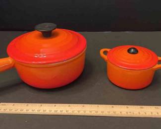Le Creuset Small And Mini