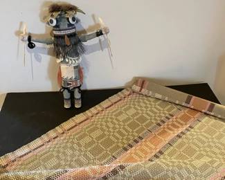 Sakwa Hu Blue Whipper Kachina By Ryan Polequaptewa