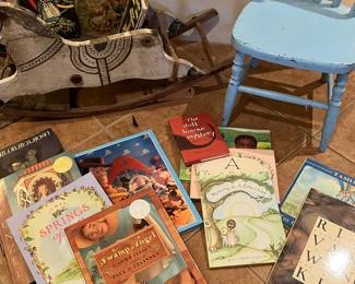 Vintage Rockinghorse, Chair And More