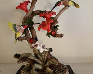 Beautiful De Capili Hummingbird Sculpture