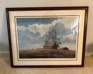 Rural Barn Framed Print by Jim Harrison