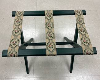 Lot 7482 Vintage Botanic Folding Wood Luggage Rack