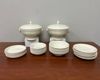 Lot 7526 Wedgwood Edme China Dishes Serving Bowls Soup Bowls