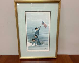 Lot 7504 1986 P. Buckley Moss Amish Children Signed Numbered Print