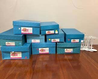 Lot 7508 Lot of 9 Vintage Madame Alexander Dolls Stands Sleeping Beauty Fairy Godmother Snow White Cinderella Florence Nightingale