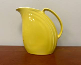 Lot 7470 Vintage Hall Pottery Yellow Pitcher
