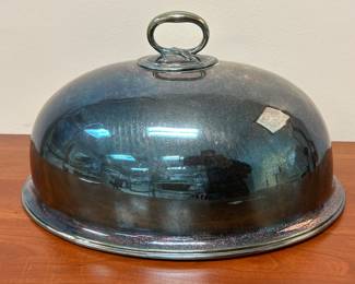 Lot 7496 Vintage Meat Dome Cover Silverplated