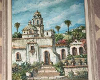 Giclee on canvas, hand embellished.