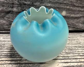 Case glass rose bowl