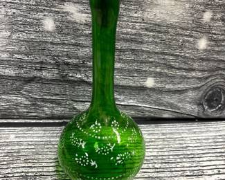 Vintage enameled bitters bottle