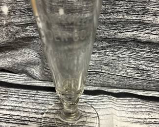 Clarksville advertisemnt champagne glass