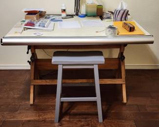 Antique Hamilton Drafting Table 