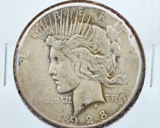 1828 Peace Silver Dollar 