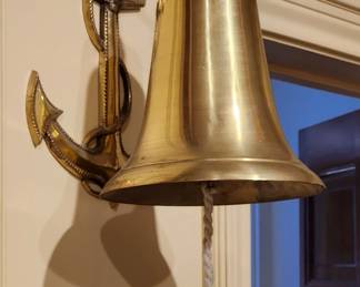Solid Brass Wall Bell 