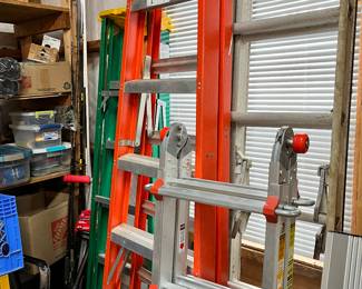 Great selection of ladders 