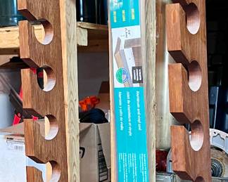 Wood gun rack