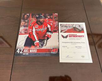 Joel Ward Signed 8X10 PHOTO AUTOGRAPH Washington Capitals