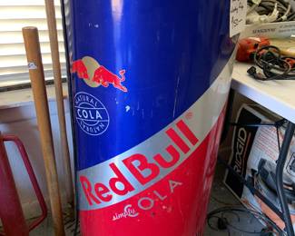 Red Bull display fridge, great for your man cave!!