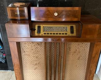 antique Philco radio