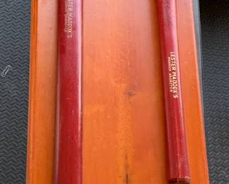 Lester Maddox pickrick drumsticks framed