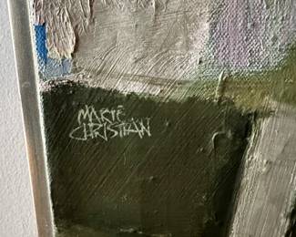 MARIE CHRISTIAN Original Oil on Canvas