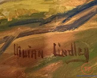 Original Oil on Canvas by VIVIAN LINDLEY (Vivian Alvera Robertson Lindley)