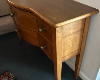 Antique Federal Style Bow Front Sideboard