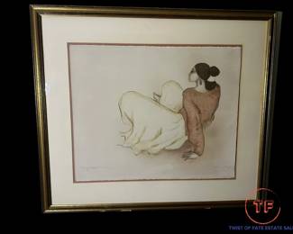 RC GORMAN Pencil Signed and Embossed COLOR TRIAL PROOF 1979