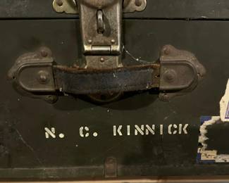 NILE CLARKE KINNICK JR Navy Foot Locker (Kinnick Stadium / 1939 Heisman Trophy Winner)