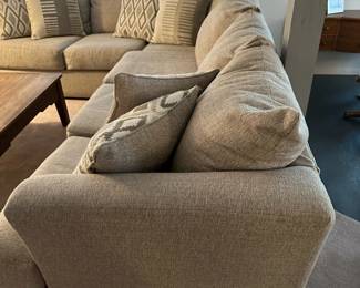 Custom Sectional Sofa with Ottoman