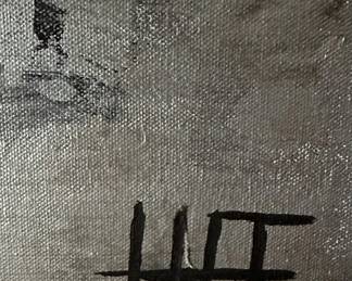 Original Oil on Canvas Signed HEF