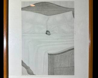 "Far From the Madding Crowd - A Little Study in Black and White" Framed Print