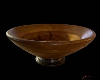 Vintage LAMNA BOWL Hand Turned Birch Wood Bowl