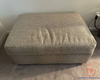 Custom Sectional Sofa with Ottoman