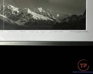 Signed Singali Ridge Black and White Photo