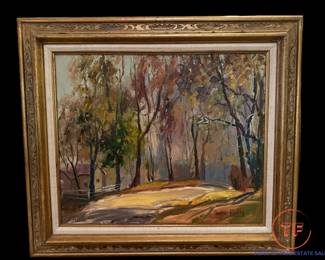 Original Oil on Canvas by VIVIAN LINDLEY (Vivian Alvera Robertson Lindley)