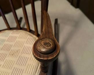 Antique Stick and Ball Handmade Rocker