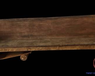 Hand Carved Antique Large Church Pew