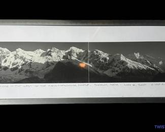 Signed Singali Ridge Black and White Photo
