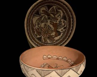 LOT - Southwestern Signed Pottery Pieces