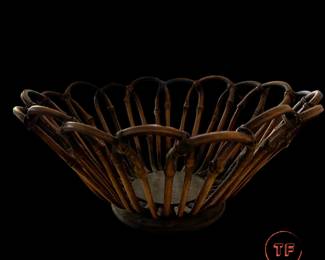 Rattan Style Fruit Basket / Bowl