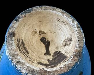 Vintage Roadside Pottery Style Oil Jar / Vase