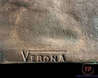 Vintage VERONA Bronze Saddled Horse Bookends