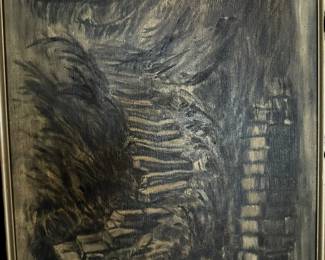 Original Oil on Canvas Signed MOFFAT