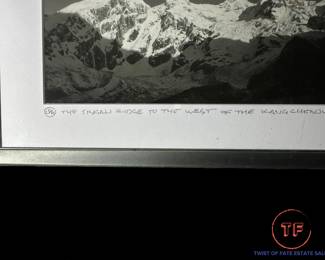 Signed Singali Ridge Black and White Photo